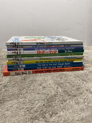Beginning Books, Bright and Early Books, Dr Seuss Books Lot Of 10 Books Lot B