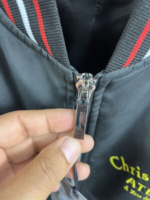 Dior Christian Dior Atelier Embroidered Tribal Logo Bomber Dior Christian Dior Atelier Embroidered Tribal Logo Bomber