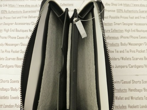MICHAEL KORS Leather Travel Wallet Mens Black Bifold Folio Wallets BNIB R£135 - Picture 8 of 22