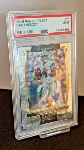 Dak Prescott 2016 Panini Select RC Card#70 PSA 9 Dallas Cowboys Rookie