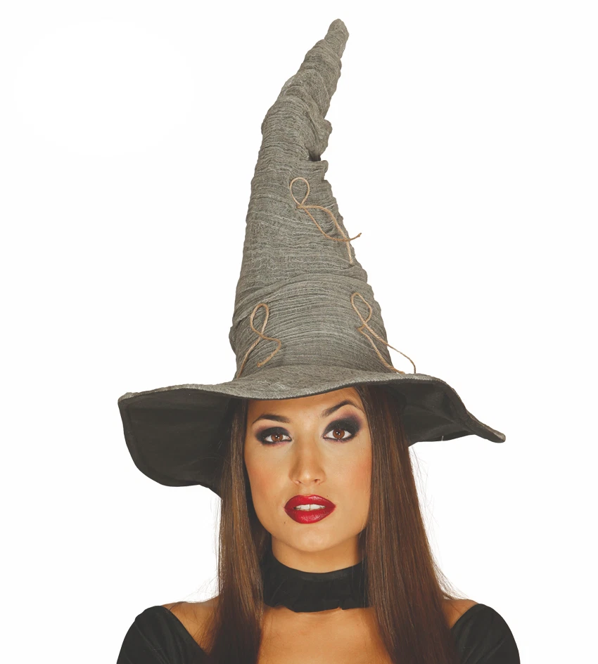 Chapeau De Sorcière Halloween - Noir, Large Bord Pointu - Pour Femmes, Cosplay, Déguisement - Léger Et Résistant