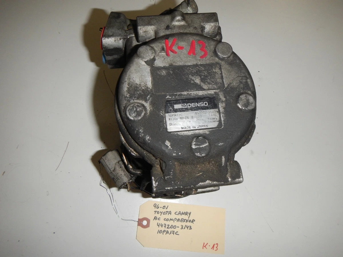 96-01 TOYOTA CAMRY A/C COMPRESSOR 447200-3143/10PA17C ( K-13) | eBay