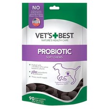 Vet's Best Probiotic Soft Chews - Dog Digestive Health Supplement - 30 Day
