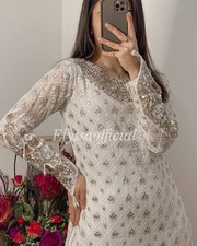 Trendy Designer Party Top Palazzo Dupatta Set with Mirror and Sequin Work
