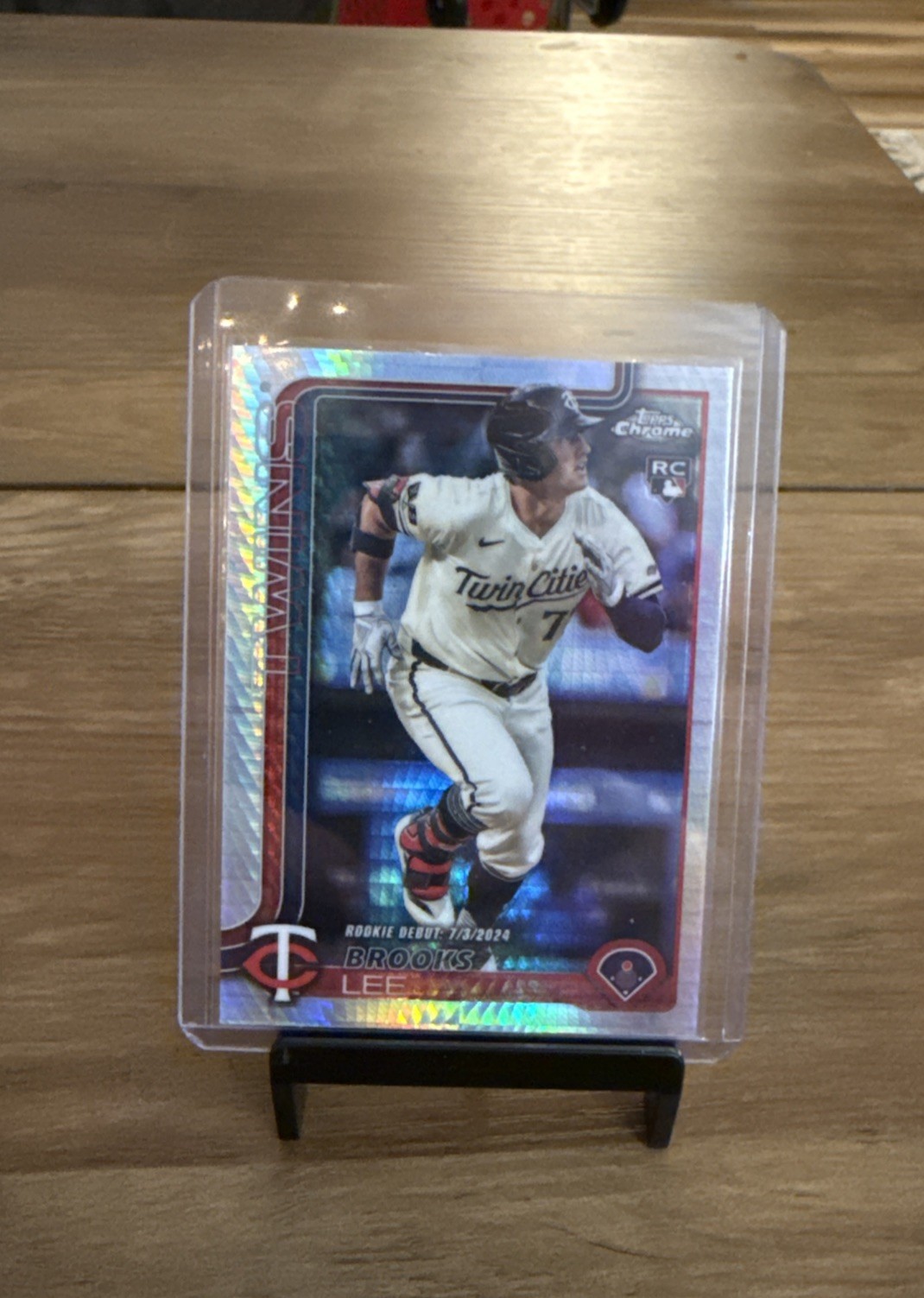 2025 Topps Chrome Update - Brooks Lee USC6 - Rookie Debut - Prism Refractor