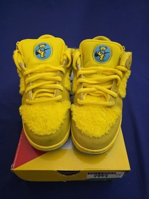 Nike SB Dunk Low  Grateful Dead Bears Opti Yellow  Size 8M