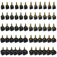 TOVOT 30 Pairs 5 Sizes High Heel Replacement Tips High Heel Repair Kit U Shap...