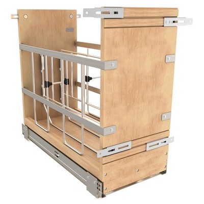Rev-A-Shelf 8'' Tray Divider, Organizer Rack w/ Soft-Close, 447-BCSC-8C