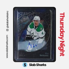 2022 SKYBOX METAL UNIVERSE #70 MIRO HEISKANEN AUTO SILVER FX