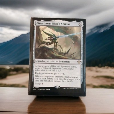Magic The Gathering Bitterthorn, Nissa's Animus Starter Commander 0343 Rare
