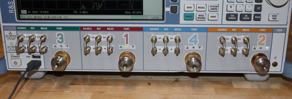 Rohde Schwarz ZVA40 Vector Network Analyzer 10MHz-40GHz 4-Port
