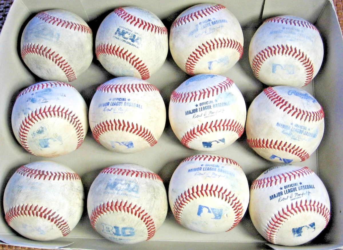 Lot De 20 Balles De Baseball Rawlings Major League - Occasion
