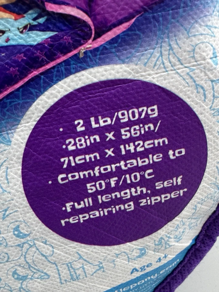 Saco de dormir My Little Pony 2017 para camping púrpura Foto 4 de 4