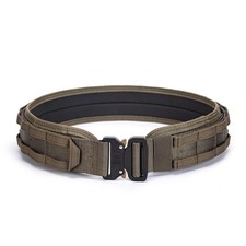 3 Layer Tactical Belt 1.75 inch - Quick Release Padded Molle System for Men 1...