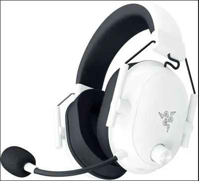 RAZER - BLACKSHARK V2 HYPERSPEED WIRELESS OVER-THE-EAR GAMING HEADSET - WHITE