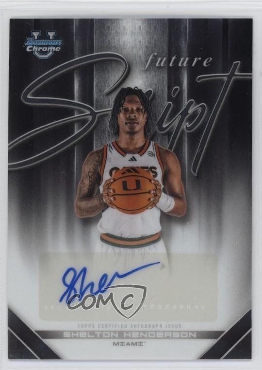 Shelton Henderson #FS-SH 2025-26 Bowman Basketball Future Script