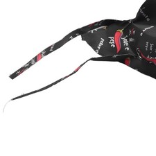 Unisex Pirate Chef Hat Black Cotton for Cooking Bakers and Restaurant Staff