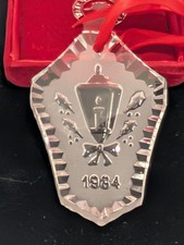 Vintage 1984 Waterford Crystal Lantern Christmas Ornament 12 Days of Christmas