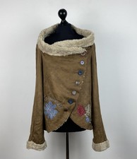 Desigual Women's Coat Jacket 65% Polyester 35% Acrylic Size 44