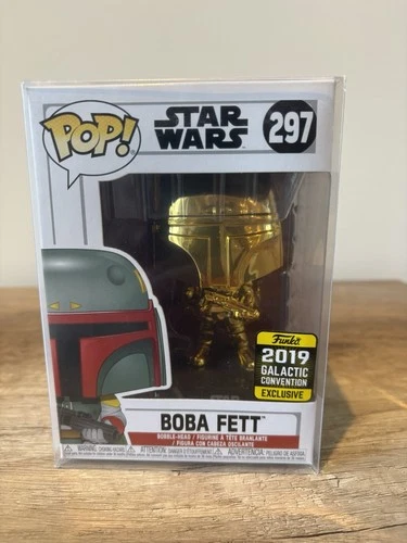 Funko Pop! Vinyl: Star Wars - Boba Fett (Gold/Chrome) -  (Exclusive) #297