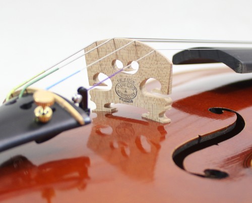 Antique Oil Varnish! Copy of Stradivari 4/4 Violin M8717 Strong Rich Warm Tone - Afbeelding 6 van 6