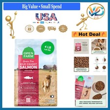 Wild-Caught Salmon Grain-Free Dog Food 4lb Complete Balanced Non-GMO 12.05 per pound