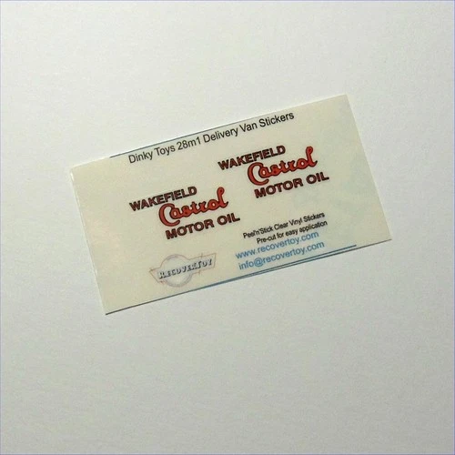 Dinky Toys  28 Series Van Castrol Wakefield Motor Oil 28m1