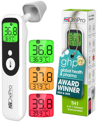 Infrarot Thermometer In Ohr Stirn Baby Erwachsene Berührungslos Digital