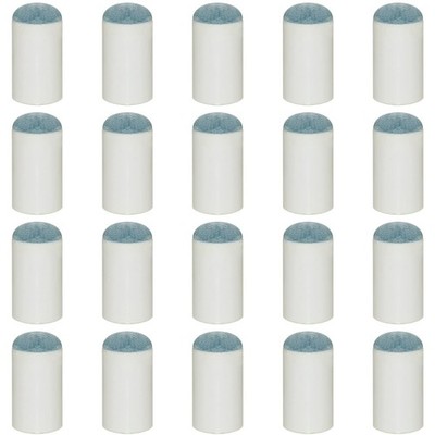 IFAMIO 20 Pcs Billiard Pool Cue Tips 13mm Slip-On Replacement,