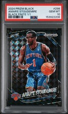 2024 PANINI PRIZM BLACK BLACK FINITE 1/1 #298 AMAR'E STOUDEMIRE 1/1 PSA 10