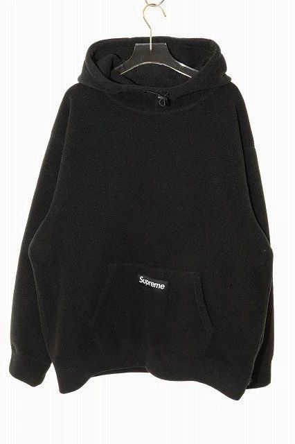 SWEATSHIRT À CAPUCHE SUPREME 21AW POLARTEC NOIR L Polartec sweat à capuche Hoo