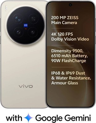 vivo X300 Pro (Dune Gold, 512 GB) (16 GB RAM) Global Version No Tariff To USA