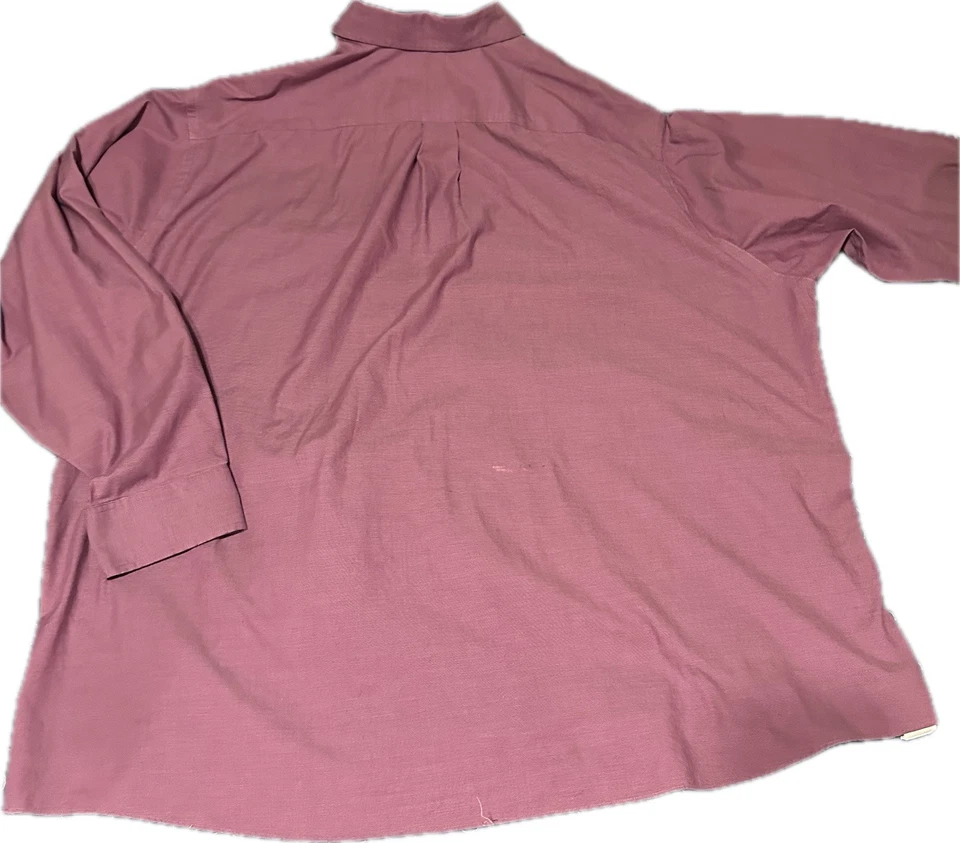 Michael Kors Men’s Big & Tall Button Down Dress Shirt, Size 20 Neck - Image 4 of 4