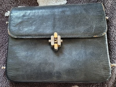 ANCIEN SAC A MAIN NOIR , DOIT MANQUER DES LANIERES - Photo 1/4