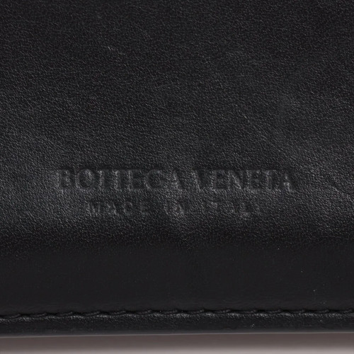 Tarjetero de cuero negro Bottega Veneta Intrecciato - Imagen 5 de 5