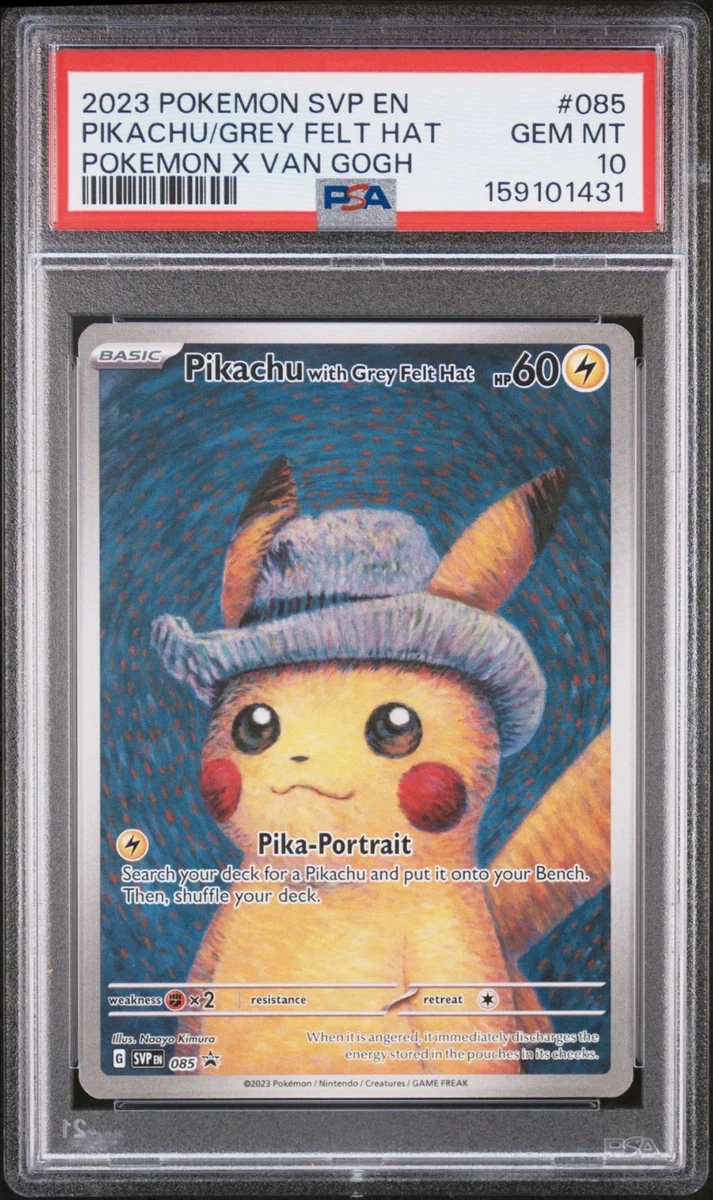 Preços baixos em Pikachu with Grey Felt Hat 085 Sv: Scarlet