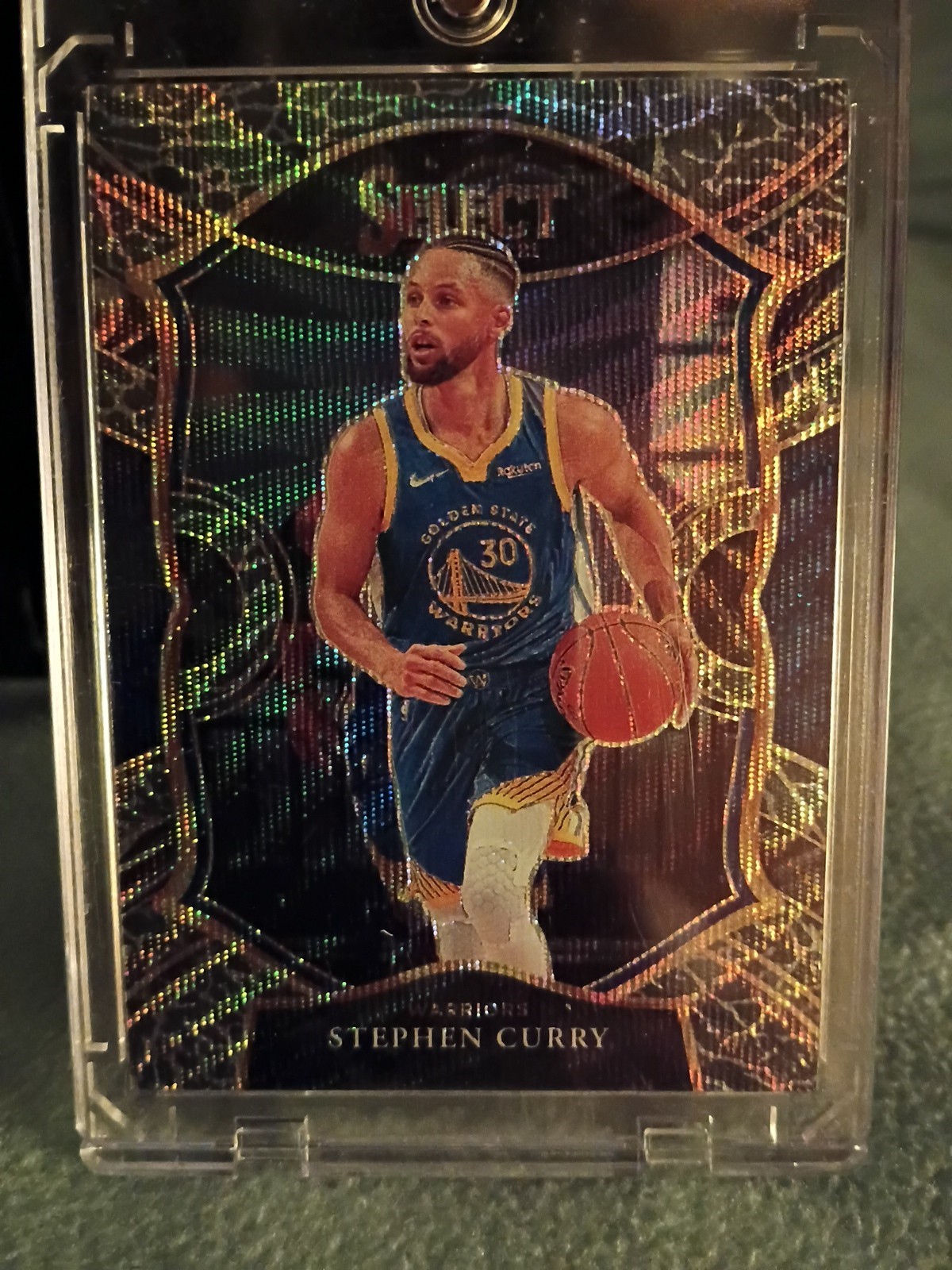 2020 Panini Select Elephant Prizm #57 Stephen Curry Warriors