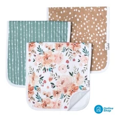 Copper Pearl Burp Cloths - 3pc