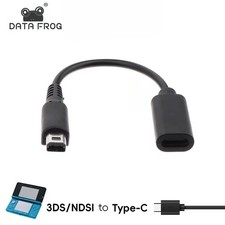 USB Type-C Adapter Converter Charger Cable for Nintendo New/3DS/2DS/DSi/XL/LL