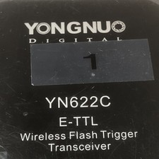 Yongnuo YN-622C E-TTL Wireless Flash Trigger Transceiver Canon DSLR HSS 1/8000s