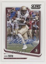 2018 Score Rookies Signatures Auden Tate #396 Auto 1u6