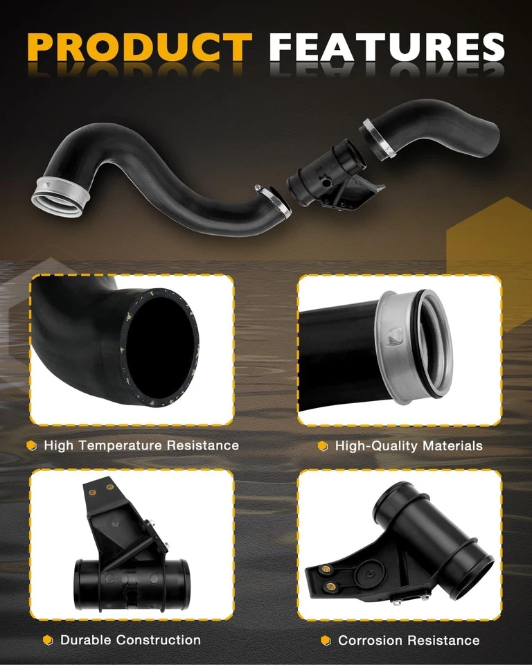 Charge Air Intercooler Turbo Hose For 2002-06 Dodge Sprinter Freightliner Diesel Foto 4 de 4