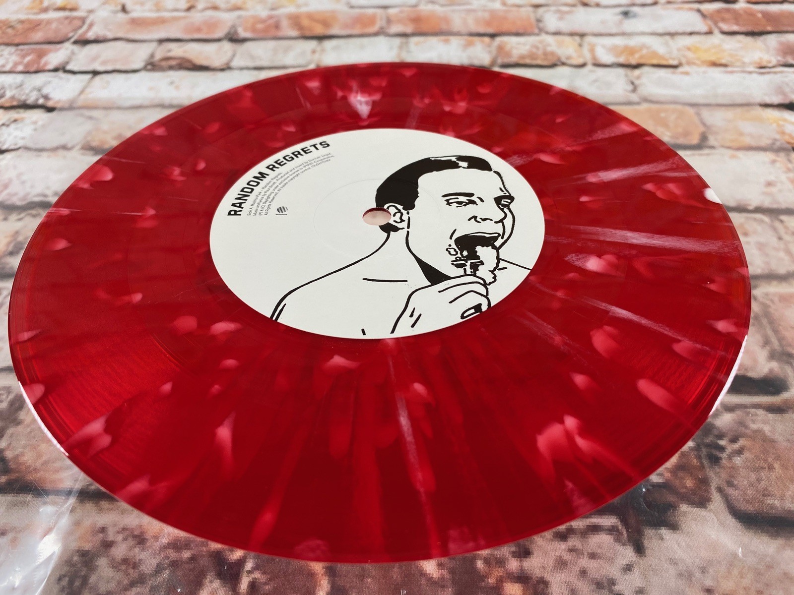 Maximo Park Random Regrets 7"" Raspberry Splatter Coloured Vinyl Record New