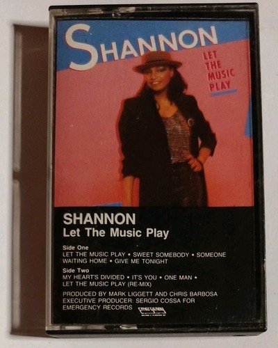 Shannon - Let The Music Play (Cassette Tape, 1984) 80s Freestyle. 8 Songs