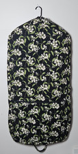 Vera Bradley Garment Bag Jasmine Floral Black White Green Retired 2003 Cottage
