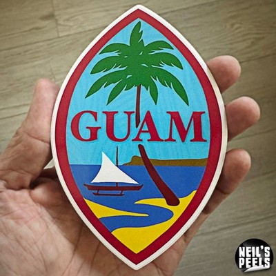 GUAM Seal Sticker || Guamanian Islander Gift Chamorro Decal