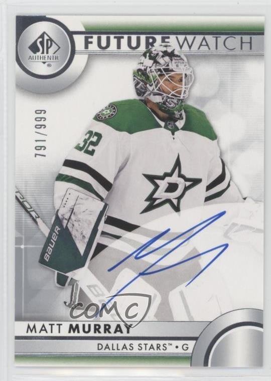 2023-24 SP Authentic Auto Future Watch 791/999 Matt Murray #125 Auto av1