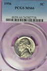 1956 PCGS MS66 JEFFERSON NICKEL #B52404 — photo 1