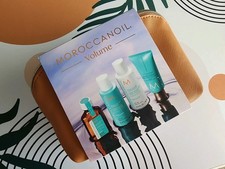 MOROCCANOIL - Volume Travel Set - Shampoo, Conditioner, Oil, Hand Cream,  Bag