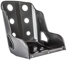Jegs Bomber Seat 18 In. Black Aluminum
